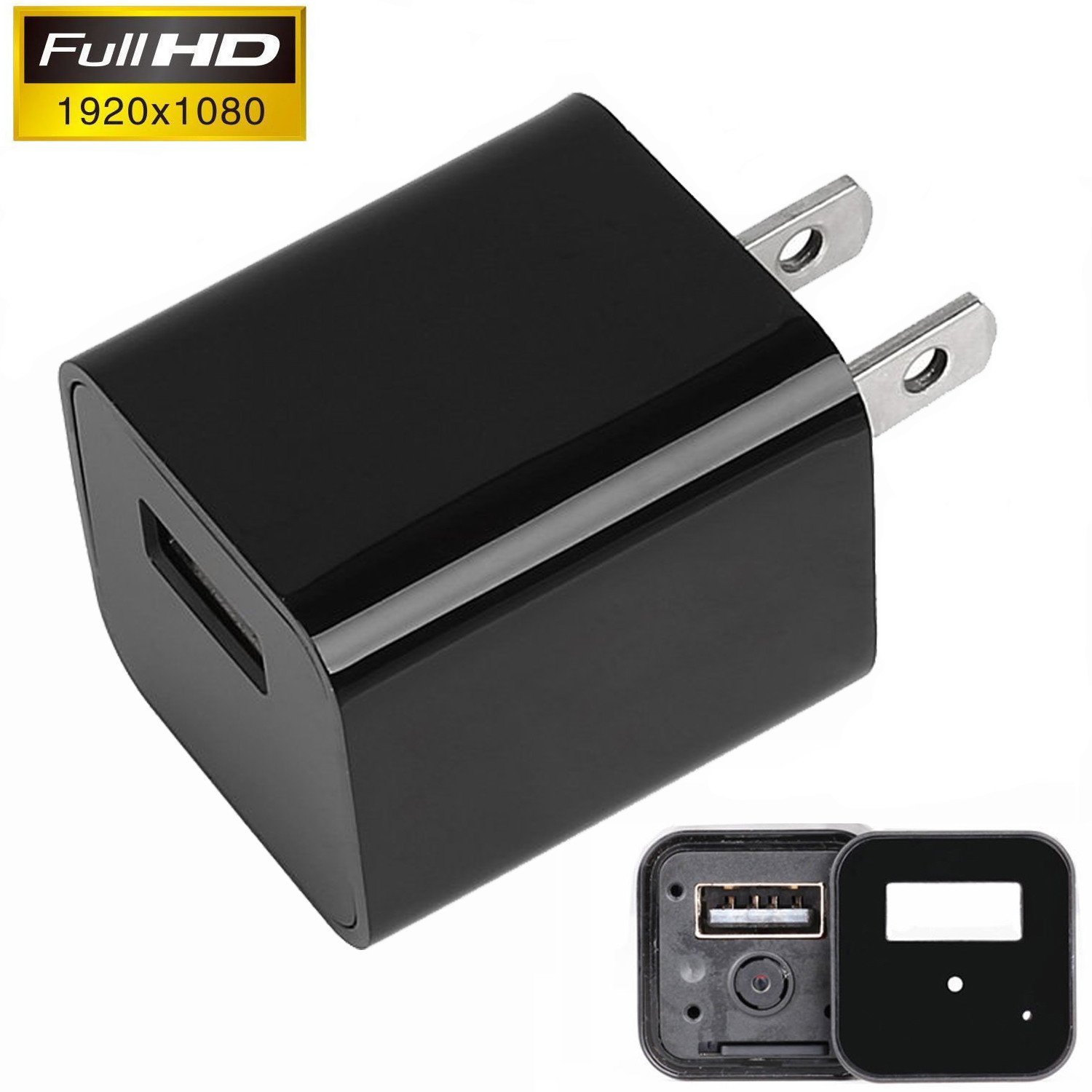 תקע הטענה USB עם מצלמה נסתרת HD תקע הטענה USB עם מצלמה נסתרת HD