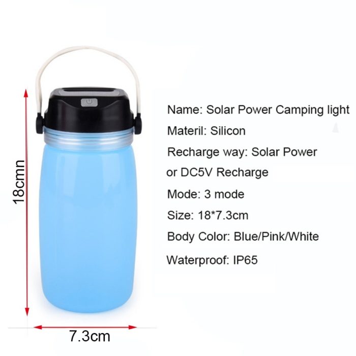 בקבוק מים נטען סולארית לתאורה והטענת הנייד