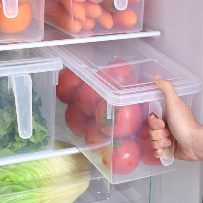 קופסה ניידת לאחסון פירות וירקות גם במקרר לסדר וארגון ושמירה על טריות