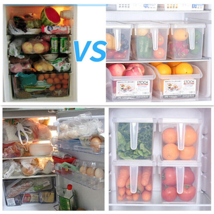 קופסה ניידת לאחסון פירות וירקות גם במקרר לסדר וארגון ושמירה על טריות