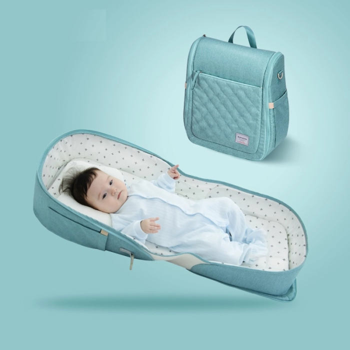מיטה ניידת לתינוק המתקפלת לתיק