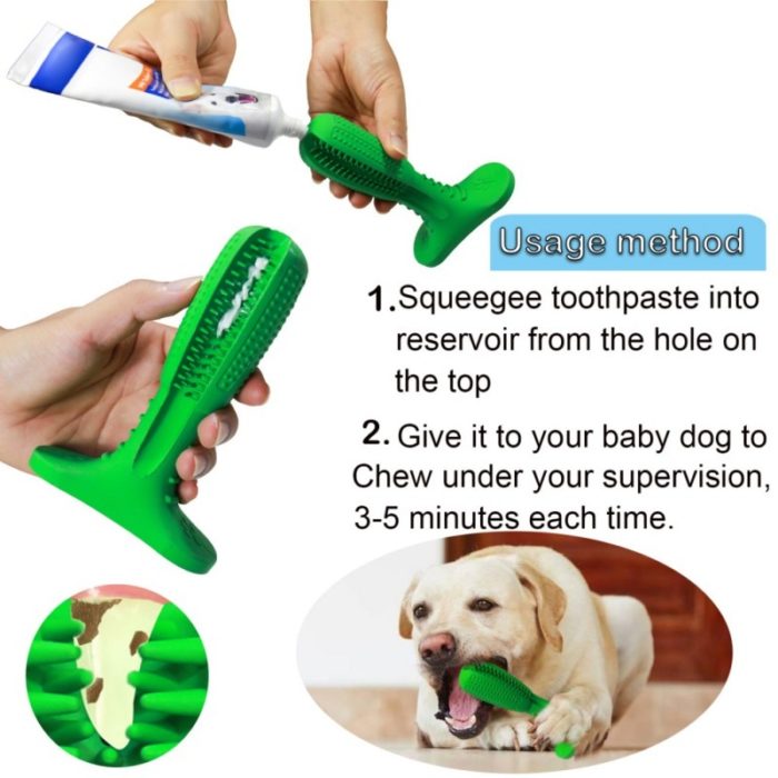צעצוע נשכן מברשת שיניים לכלבים