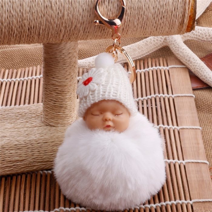 מחזיק מפתחות חמוד בצורת תינוק ישן