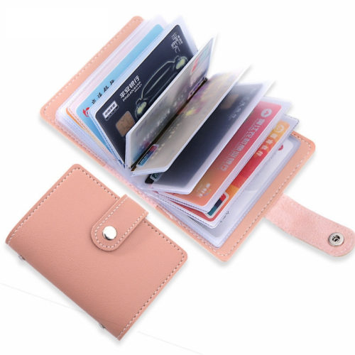 ארנק להחזקת עד 26 כרטיסי אשראי במגוון צבעים