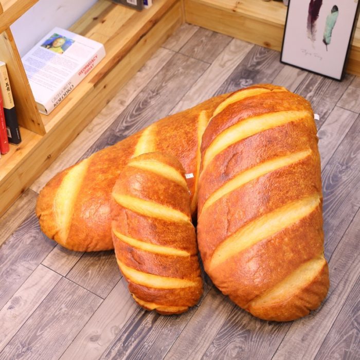 כרית ארוכה בצורת כיכר לחם במגוון גדלים