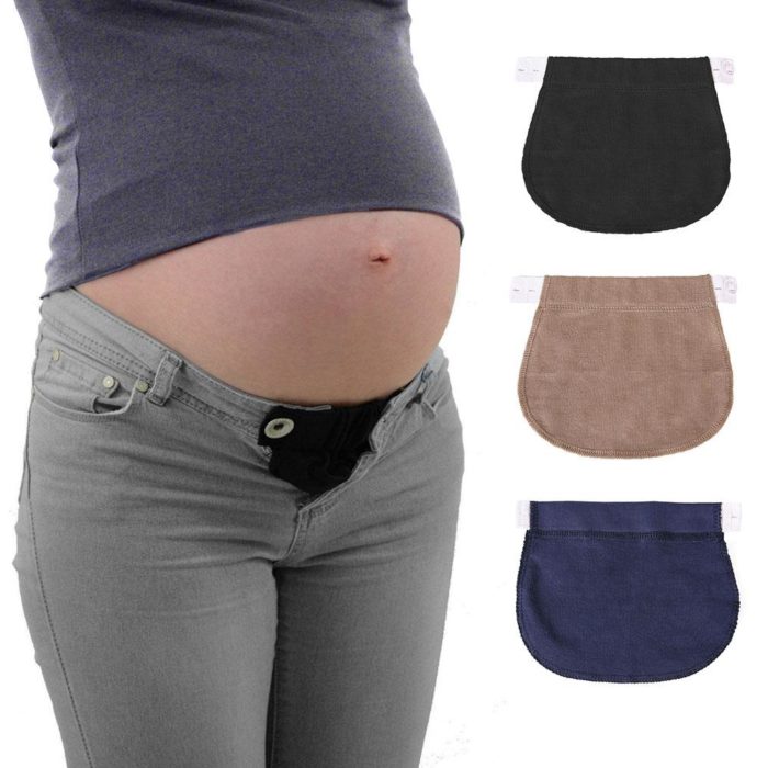 מכנסון בד להרחבת מכנסיים לנשים בהיריון