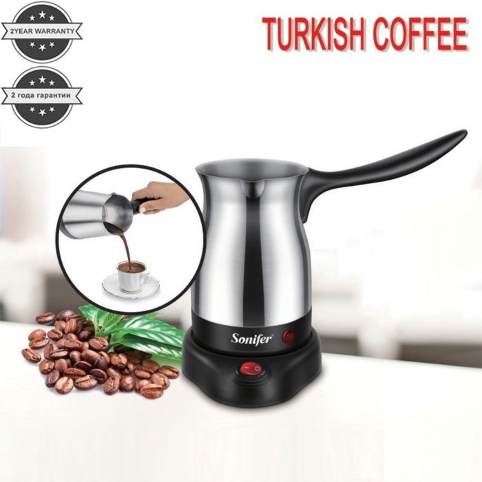 פינג'ן חשמלי להכנת קפה טורקי