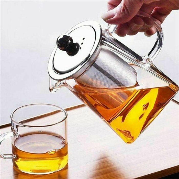 כלי השריית תה מזכוכית