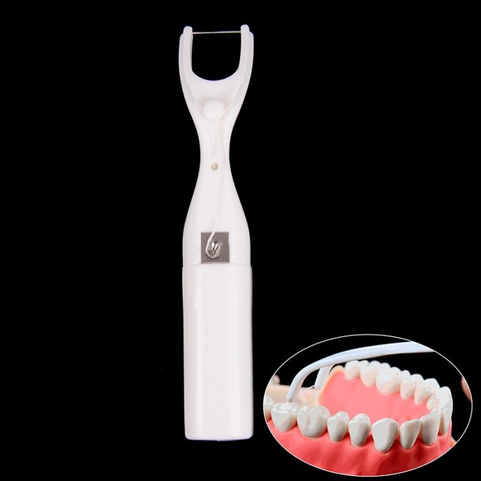 מכשיר ניקוי שיניים עם חוט דנטלי באורך 50 מ'