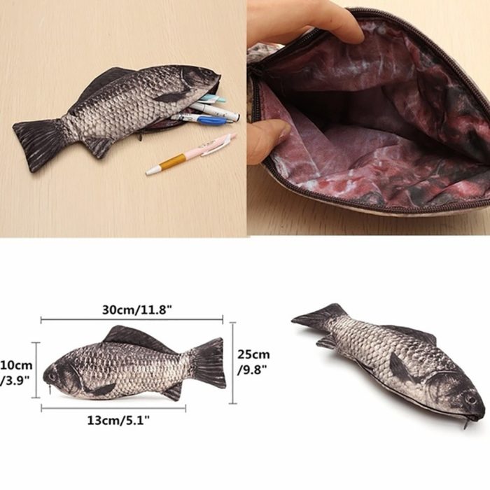 קלמר בצורת דג מציאותי
