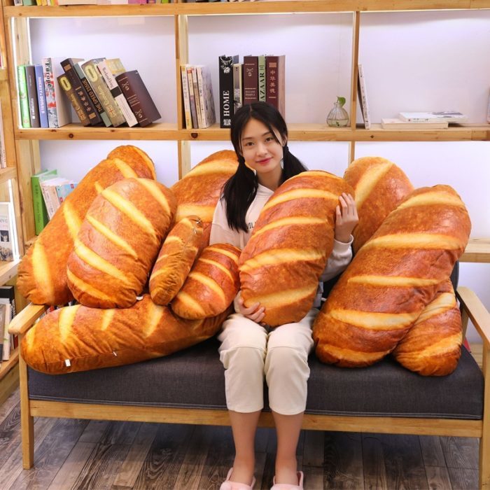 כרית תלת־מימדית בצורת כיכר לחם
