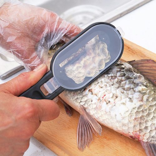 כלי להורדת קשקשים וחיתוך דגים בקלות