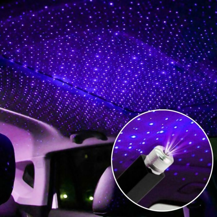 תאורת כוכבים מגניבה לרכב עם חיבור USB