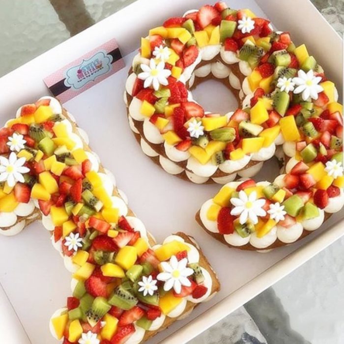 תבנית עוגה בצורת מספרים