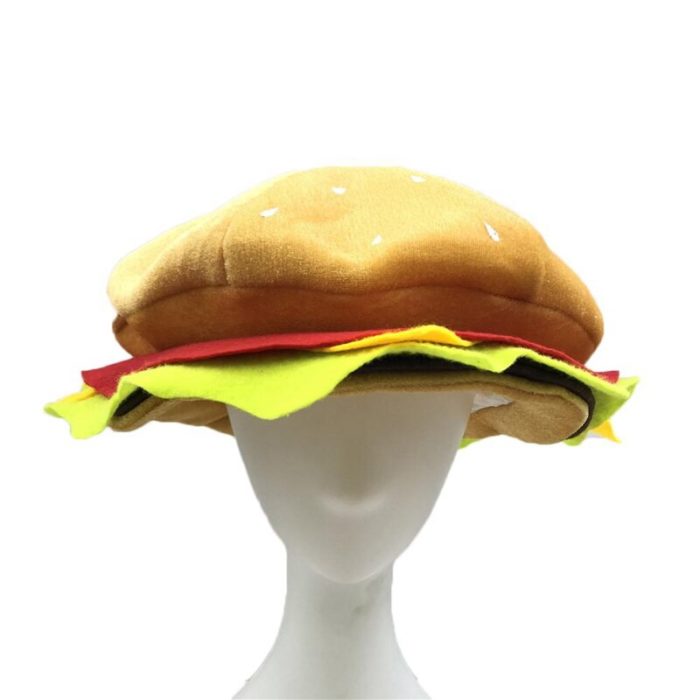 כובע מצחיק בצורת המבורגר