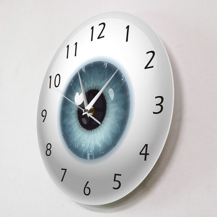 שעון קיר בצורת עין