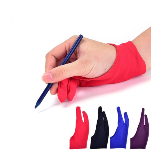 כפפה ל-2 אצבעות להגנה מלכלוך בעת כתיבה או ציור