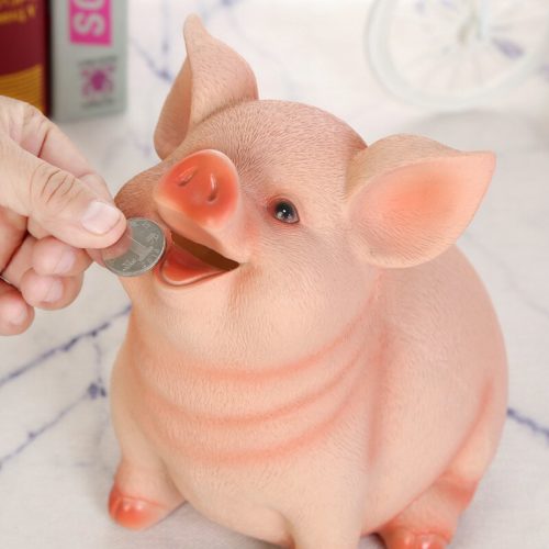 קופת חסכון בצורת חזיר ריאליסטי
