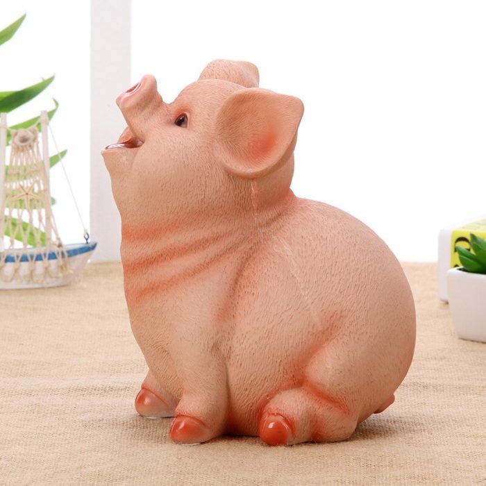 קופת חסכון בצורת חזיר ריאליסטי
