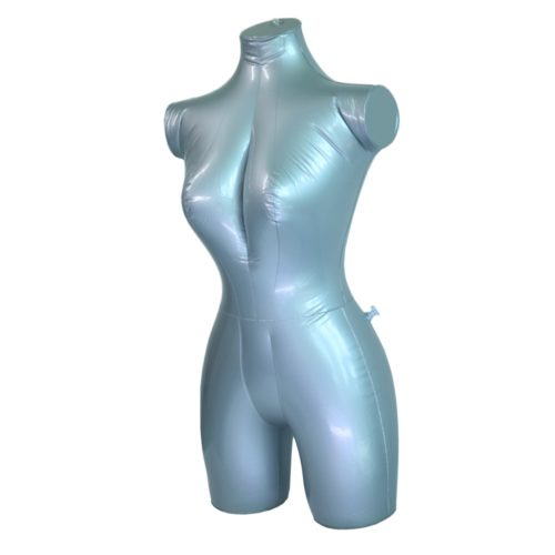 פסל גוף אישה מתנפח להצגת בגדים