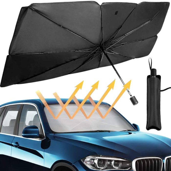 מטריה לכיסוי שמשת הרכב למניעת התחממות