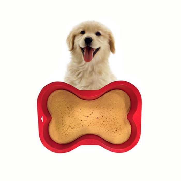 תבנית להכנת עוגות בצורת עצם של כלב
