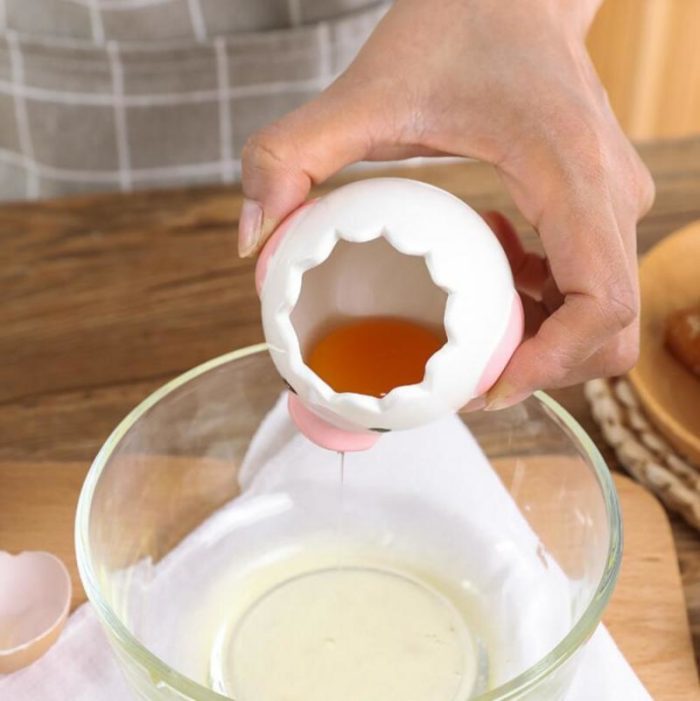 מפריד ביצים בצורת ביצה מקיאה מקרמיקה