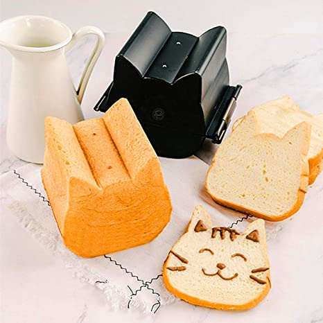 תבנית אלומיניום להכנת לחם בצורת חתול