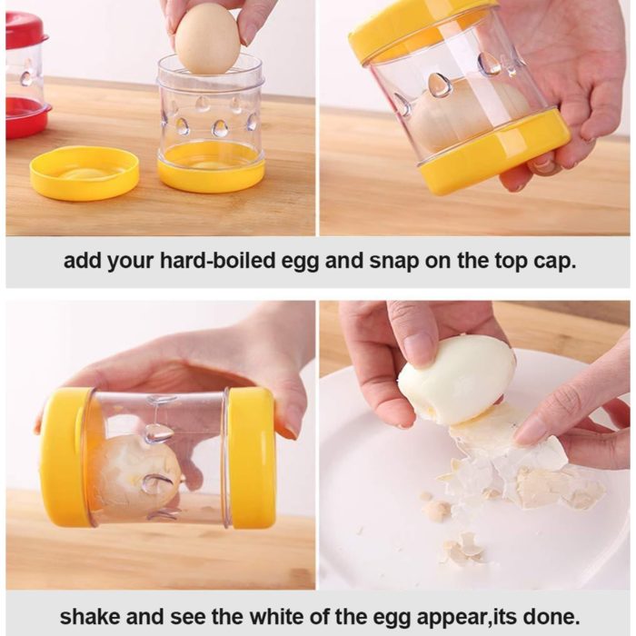 מקלף ביצים קשות בקלות ללא חתיכות שנשארות