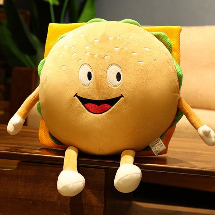 בובה רכה בצורת המבורגר