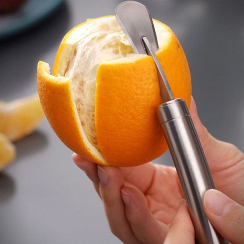 מקלף תפוזים, קלמנטינות וכל פרי עם קליפה עבה ללא מאמץ