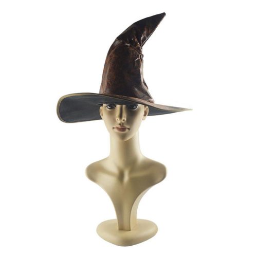 כובע מכשפה גדול מעור