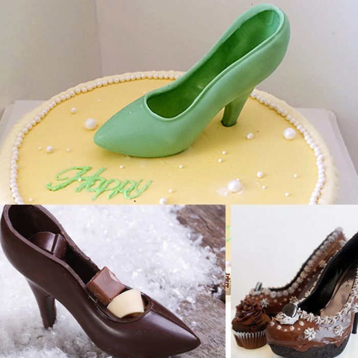 תבנית להכנת עוגה בצורת נעל עקב