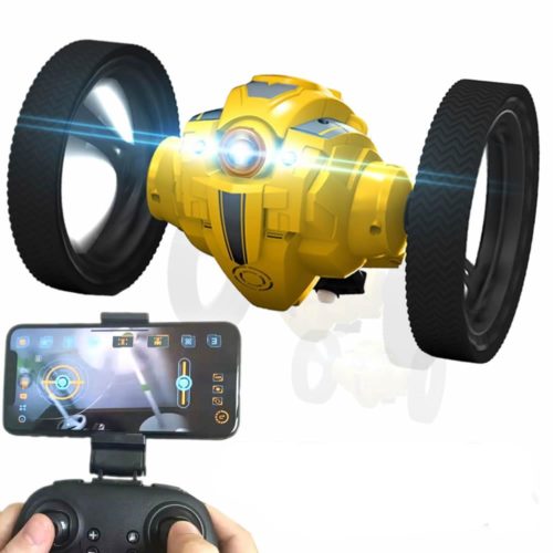צעצוע רכב קופצני על שלט רחוק עם מצלמה מובנית