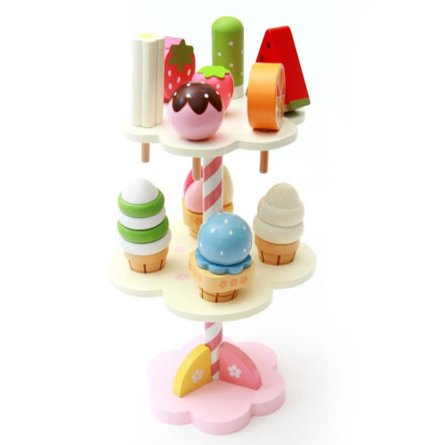 צעצוע לילדים בצורת גלידות עם מעמד