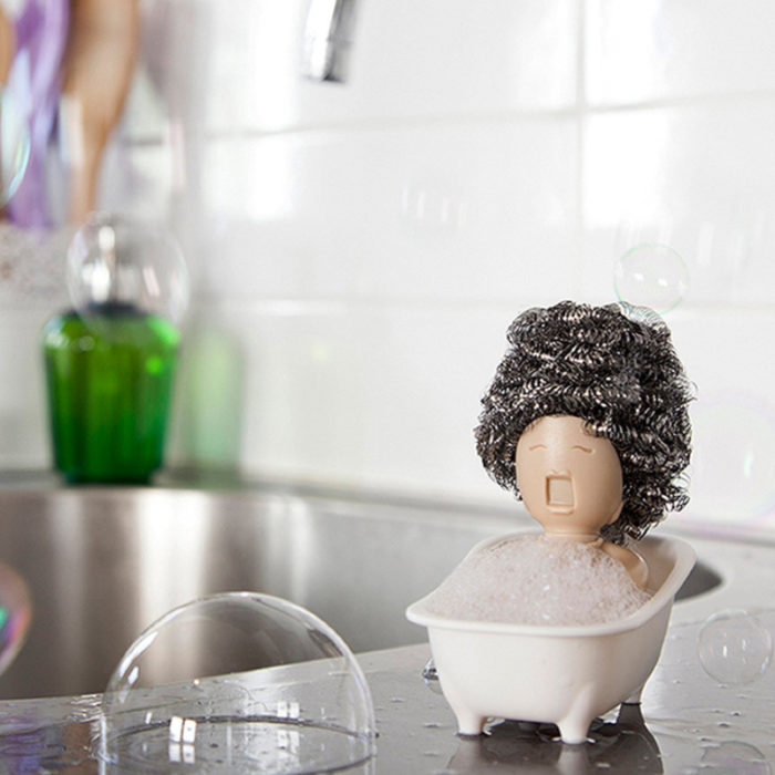 מחזיק סקוץ' במטבח בעיצוב אישה באמבטיה עם סקוץ' מתכת מתנה