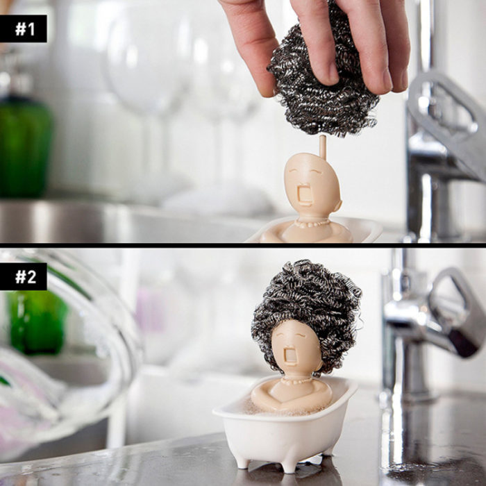מחזיק סקוץ' במטבח בעיצוב אישה באמבטיה עם סקוץ' מתכת מתנה