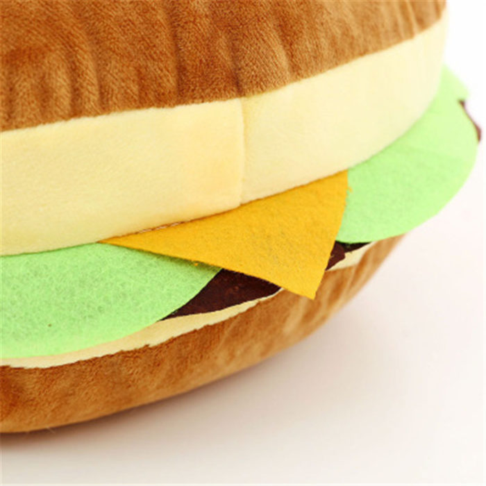 כרית עגולה בעיצוב המבורגר