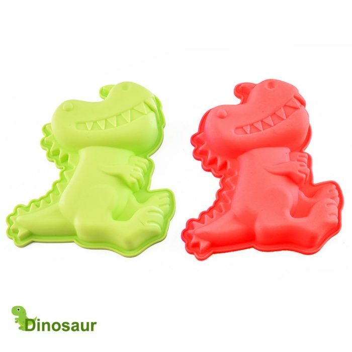 תבנית עוגה ומאפים תלת־מימדית בצורת דינוזאור