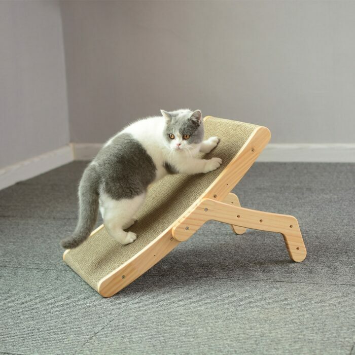 מיטה משולבת משטח גירוד לחתולים