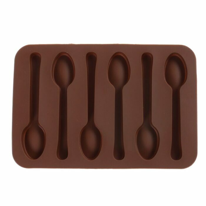 תבנית סיליקון להכנת כפיות שוקולד