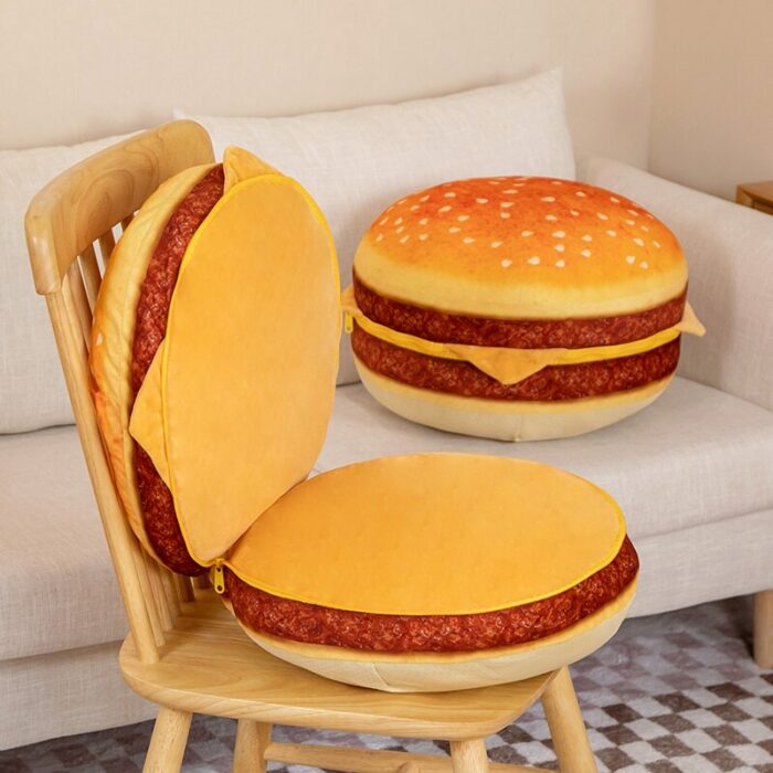 כרית המבורגר רכה הנפתחת לכיסא בקלות