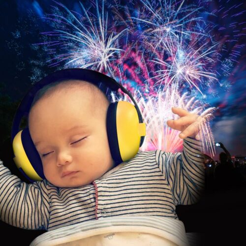 אוזניות רכות להפחתת רעש לתינוקות