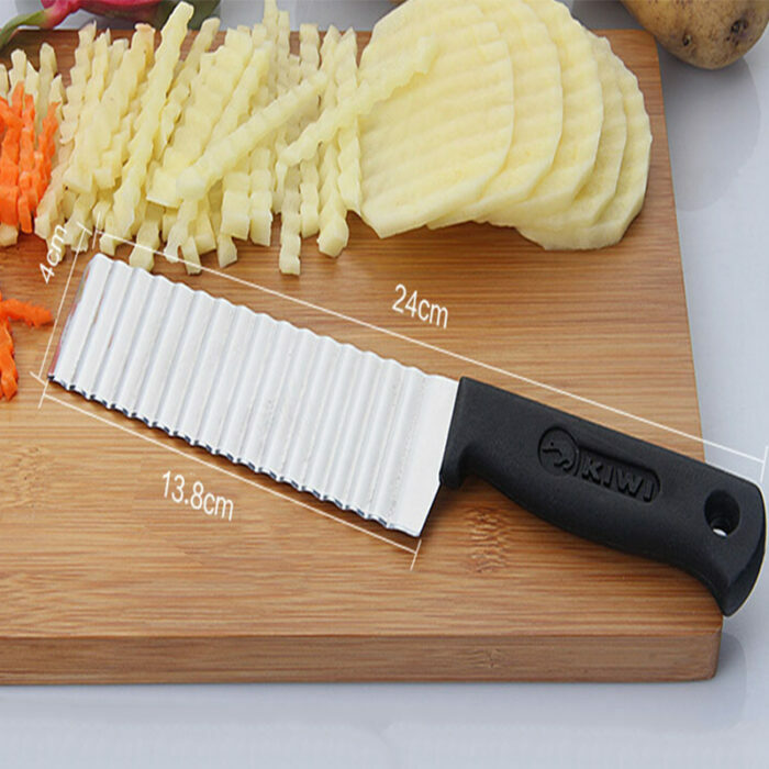 סכין מקצועית לחיתוך צ'יפס מסולסל בקלות