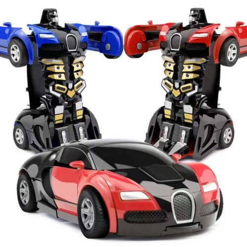 צעצוע רכב משולב רובוט 2 ב-1