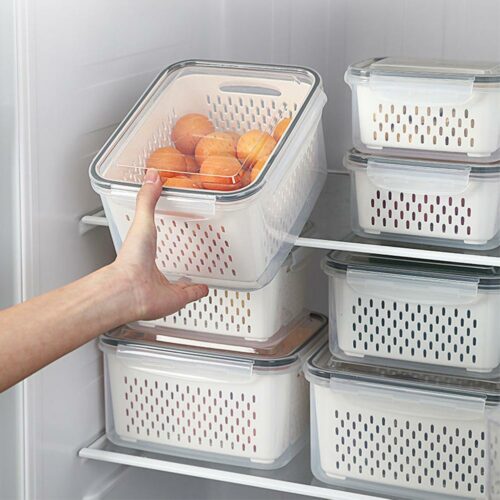 קופסאות ארגון ושמירה על טריות למקרר
