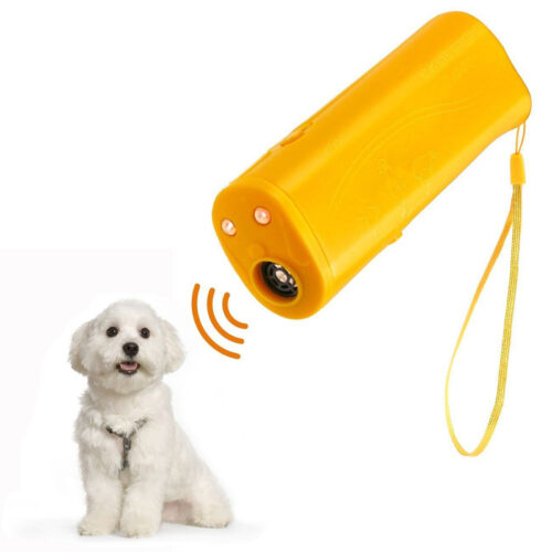 מכשיר אולטראסוני לאילוף כלבים והפסקת נביחות מבלי לפגוע בהם