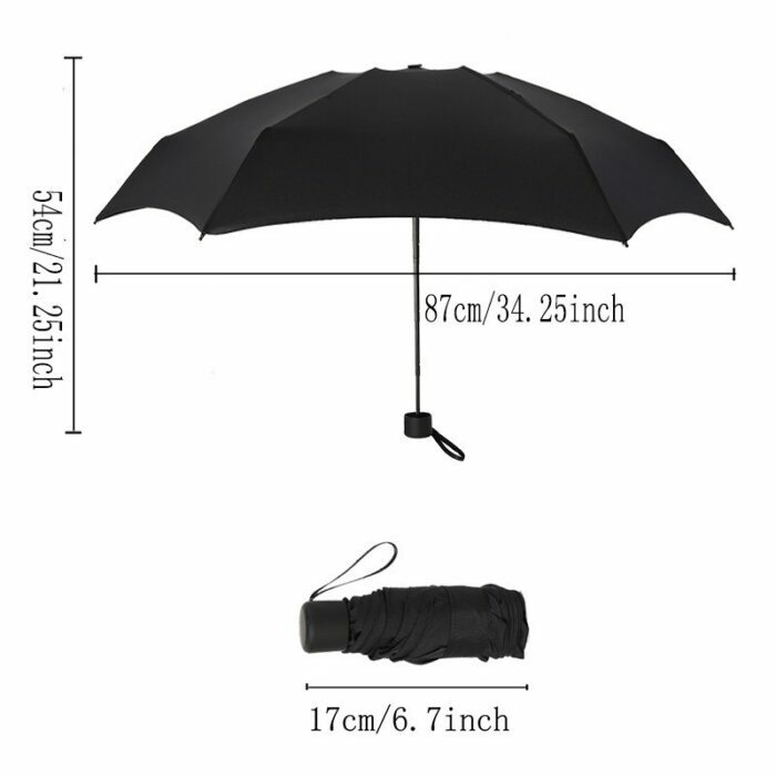 מטריה מתקפלת לגודל כיס