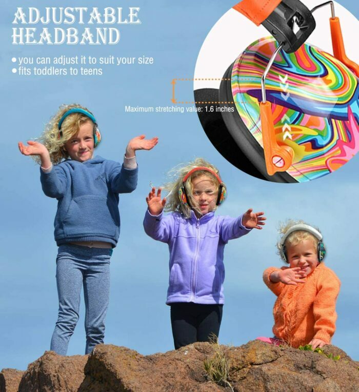 אוזניות צבעוניות להפחתת רעש והגנה על השמיעה לילדים ותינוקות