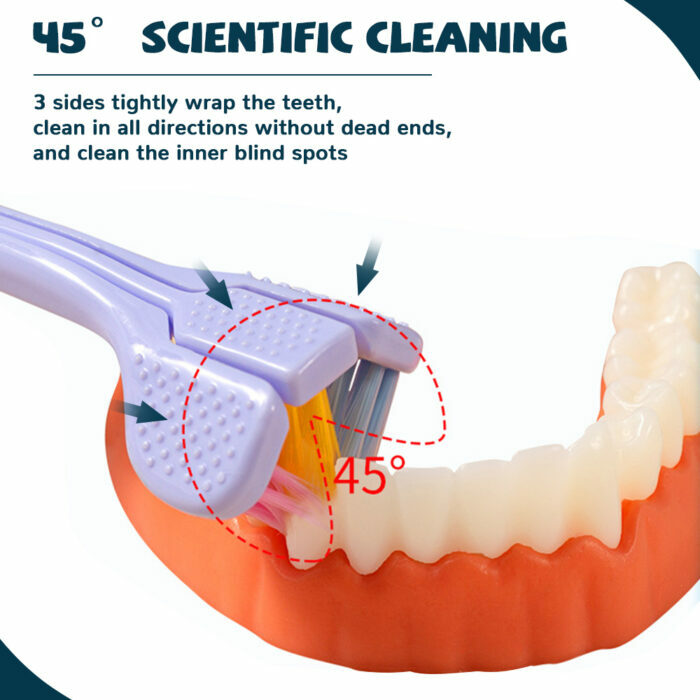 מברשת שיניים תלת מימדית 3 כיווני צחצוח